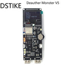 DSTIKE WiFi Deauther OLED V6  Deauther Monster V5 ESP8266 Development Board 18650 Battery Polarity Protection 4MB ESP-07