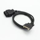 Car Cables OBDII 16-pin J1962m Male to DB26 Cable OBD2 16pin MVCI Scanner Tool Connector for Honda Test Cable