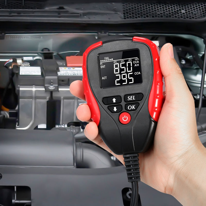 Digital AE310 12V Car Battery Tester Automotive Battery Load Tester Analyzer with AH/CCA - LOCKPICKWEB