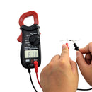 EM306B Clamp Multimeter AC/DC Current Meter Continuity Test with Buzzer Electronic Tester Ammeter Voltmeter