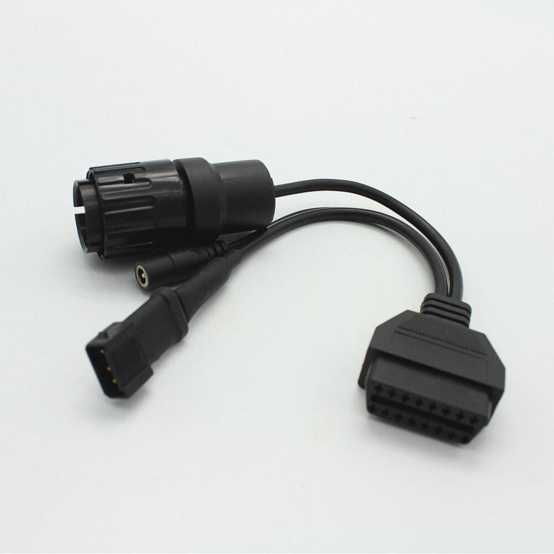 ICOM D Motorcycles Motobikes Diagnostic Cable for BMW 10 Pin Adaptor to OBD2 16pin Connect Cable