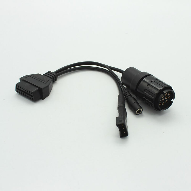ICOM D Motorcycles Motobikes Diagnostic Cable for BMW 10 Pin Adaptor to OBD2 16pin Connect Cable