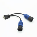 NEXIQ V8 Auto Heavy Duty Truck Scanner Tool NEXIQ 125032 USB Link 6pin and 9pin Y Truck Diagnose Interface Cable