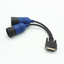 NEXIQ V8 Auto Heavy Duty Truck Scanner Tool NEXIQ 125032 USB Link 6pin and 9pin Y Truck Diagnose Interface Cable