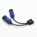 NEXIQ V8 Auto Heavy Duty Truck Scanner Tool NEXIQ 125032 USB Link 6pin and 9pin Y Truck Diagnose Interface Cable