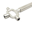 Multi Purpose Cylinder Gauge Cam Turner Spindle Turner Auto Car Repair Tool Silver Locksmith Tool