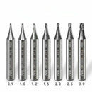 0.9/1.0/1.2/1.5/2.0/2.5/3.0 Mm Original Raise Tungsten Carbide Steel End Milling Cutters for WENXING,DEFU Vertical Key Machines