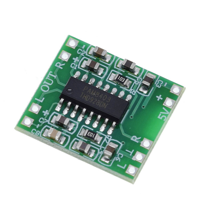PAM8403 Super Mini Digital Amplifier Board 2 * 3W Class D Digital Amplifier Board Efficient 2.5 To 5V USB Power Supply