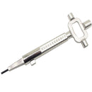 Multi Purpose Cylinder Gauge Cam Turner Spindle Turner Auto Car Repair Tool Silver Locksmith Tool