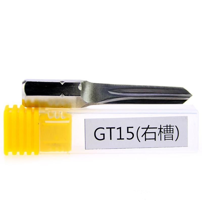 GT15 Strong Force Power Key Stainless Steel Key for Car Professional Locksmith Tools - LOCKPICKWEB