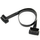Flat 16Pin Male to Female Extension OBD2 Noodle Connector Cable ELM327