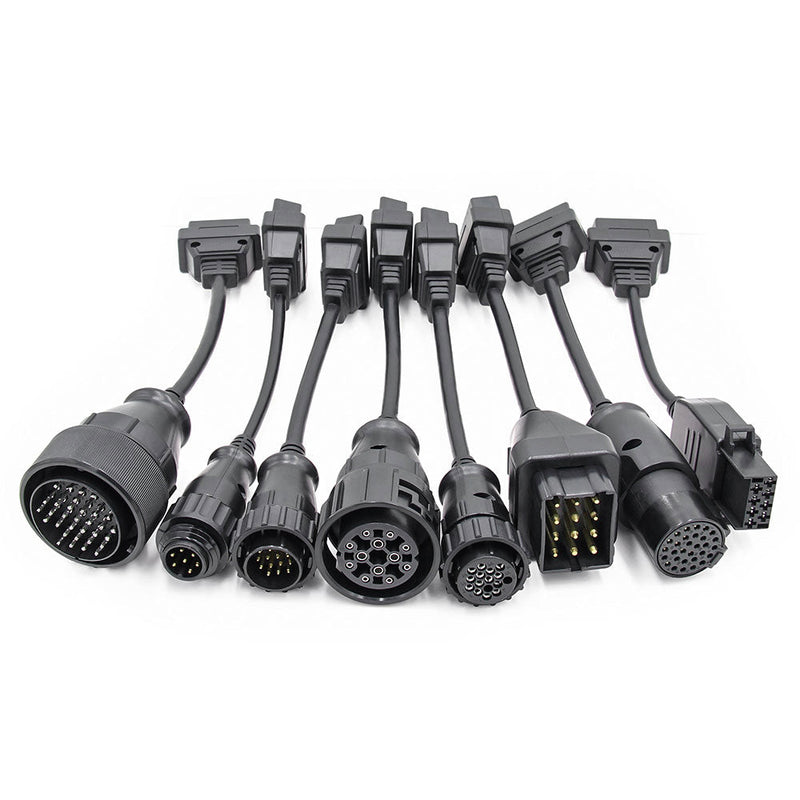 Truck Full Set TCS Truck 8 Cables CDP PRO Scanner Connecter Diagnostic Cable for VD600 CDP