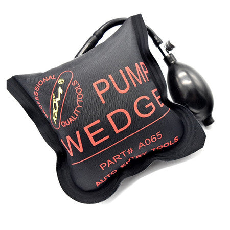 Black Pump Wedge Locksmith Tools Medium Size Auto Air Wedge Airbag Lock Pick Set Open Car Door Lock 16x14CM Hardware - LOCKPICKWEB