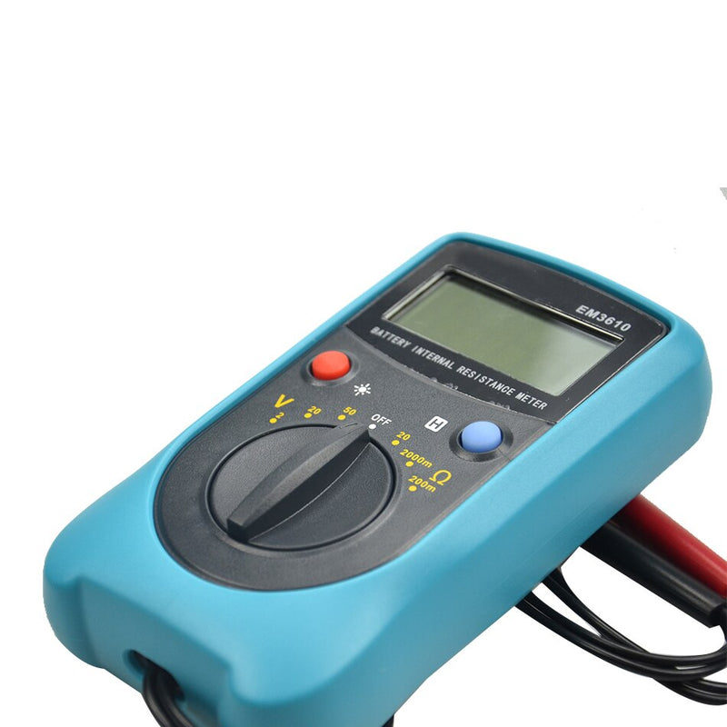 ALL SUN EM3610 Battery Internal Resistance Meter Battery Voltage Temperature Coefficient Automotive Tester