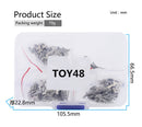 150pcs TOY48 Car Lock Reed Auto Lock Repair kits Car Lock Plate for Toyota Crown New Lexus Brass Locking Plate