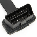 Flat 16Pin Male to Female Extension OBD2 Noodle Connector Cable ELM327