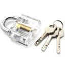 4pcs/set Cutaway Lock Transparent Training Skill Professional Visable Practice Padlock Lock Pick For Locksmith Tools - LOCKPICKWEB