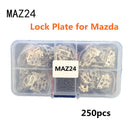 250pcs MAZ24 Car Lock Reed Lock Plate Locksmith Tools for Mazda Auto Lock Core Key Repair Accessories