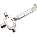 Multi Purpose Cylinder Gauge Cam Turner Spindle Turner Auto Car Repair Tool Silver Locksmith Tool