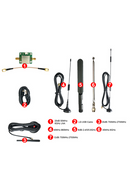 HackRF Portapack H2 Mayhem Firmware Flashed + HackRF One 1MHz To 6GHz SDR + 2500mAh Battery + 0.1ppmTCXO