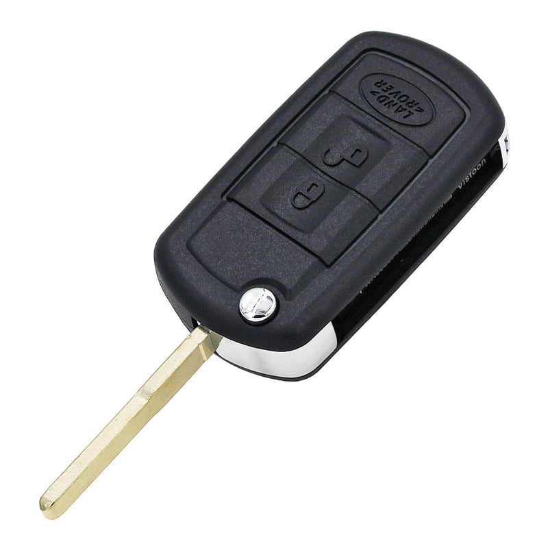 10pcs 3 Button Folding Key Case for Range Rover Sport LR3 Discovery Flip Key Fob 10pcs