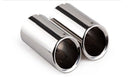 Rline Tail Throat Car Exhaust Pipe Muffler Tip For Audi A1 A3 A4L A5 A6L Q3 Q5 Tail Pipe 1Pair