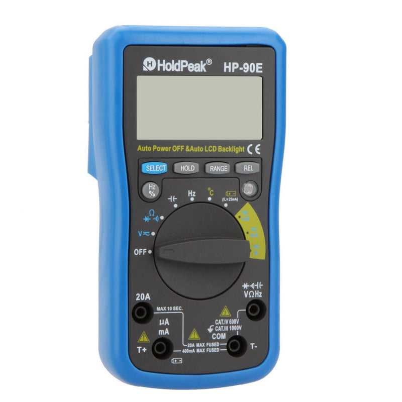 HoldPeak HP-90E Auto Range Digital Multimeter DMM Temperature Meter Battery Multitester Multimetr Medidor Dijital Multimetre