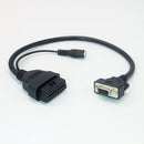 for Launch X431 15Pin Adaptor Box Switch Wiring Wireless Bluetooth Conversion Cable Auto Diag IDIAG DIAGUN III IV V PRO 5C V+