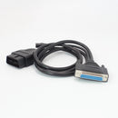 Diagnostic Cables for T-300 T300 Key Programmer T300+ Key Maker OBD2 16PIN TO 25PIN Cable