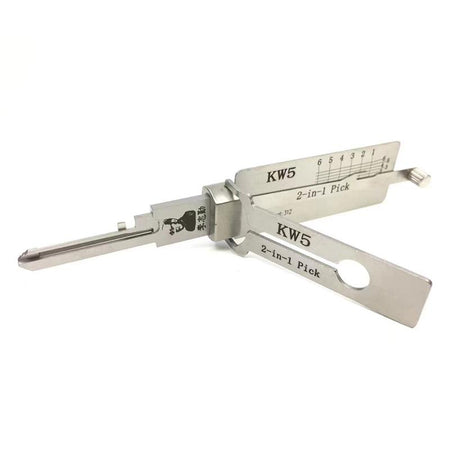 Lishi KW5 Lock Pick 2-in-1 Pick for 6-Pin Kwikset Keyway