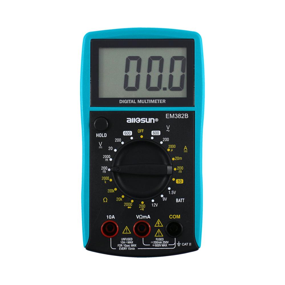 Em393b EM382B LCD Display Electric Handheld Tester Meter Digital Multimeter DC ...