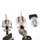 Lock Pick Set 9Pcs/set Transparent Practice Locks Combination Padlock Train Tools With Locksmith Supply - LOCKPICKWEB