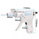 Lock Pick Gun Dimple Lock Bump Gun Tool Set with 9pcs Bump Key Tips Locksmith Practice Gun Set