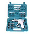 Lock Pick Gun Dimple Lock Bump Gun Tool Set with 9pcs Bump Key Tips Locksmith Practice Gun Set