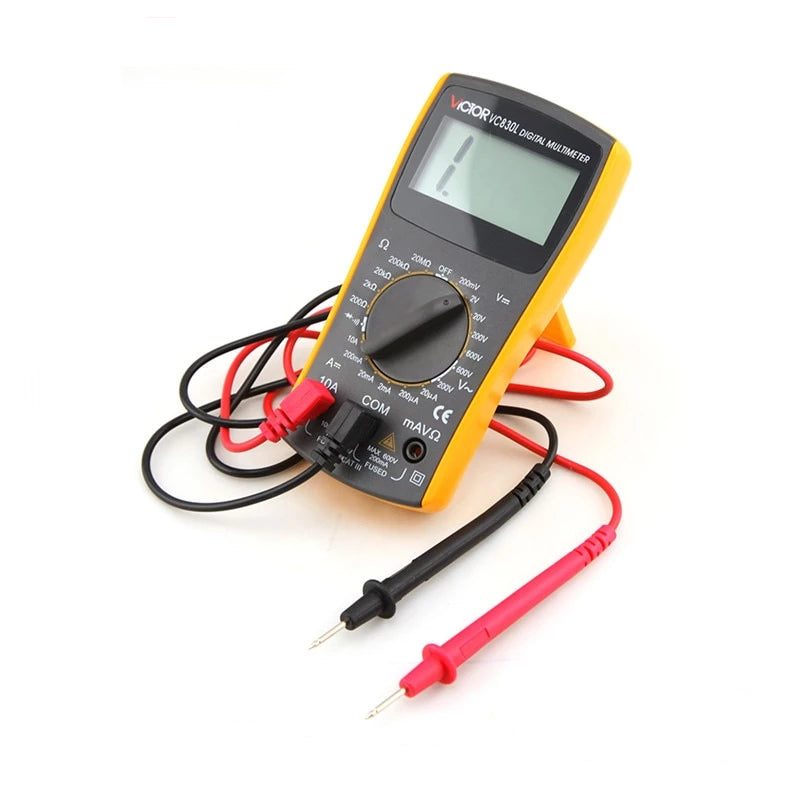 Mini Pocket Simple 2000 Counts Manual Range 10A 600V Resistance Students Use Teaching USE Digital Multimeter VC830L