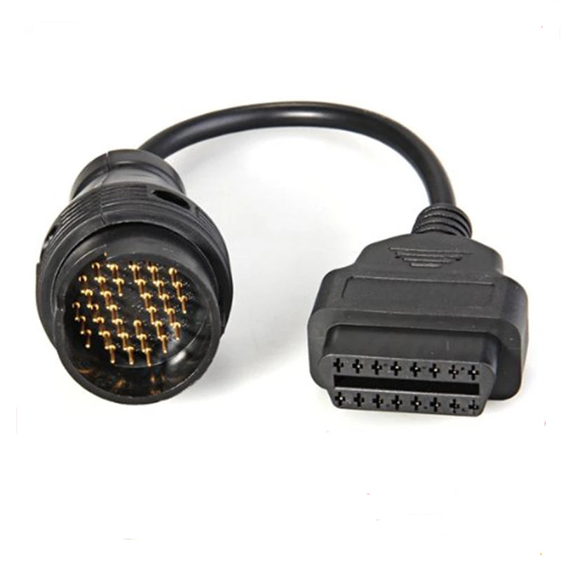 OBD2 Connector For Benz 38Pin Connector to 16 Pin OBD2 OBDII Cable Adapter Accessories