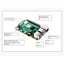 Original Raspberry Pi 4 Model B 8GB RAM + Case + Fan + Heat Sinks + Power Adapter + 32 GB TF Card + 7-inch IPS Screen