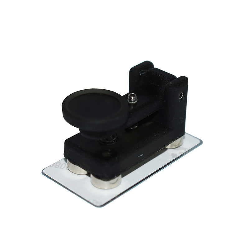 Mini Portable Dual Paddle Automatic Key Shortwave Radio CW Morse Code Base Magnetic Adsorption