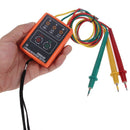 SM852B 3 Phase Sequence Rotation Indicator Tester Phase Indicator Detector Checker Meter Diagnostic Tool with LED + Buzzer