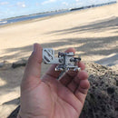 Stainless Steel Portable HF Shortwave Automatic CW Morse Code with Magnetic Amateur Radio Hand Key Morse CW Telegraph