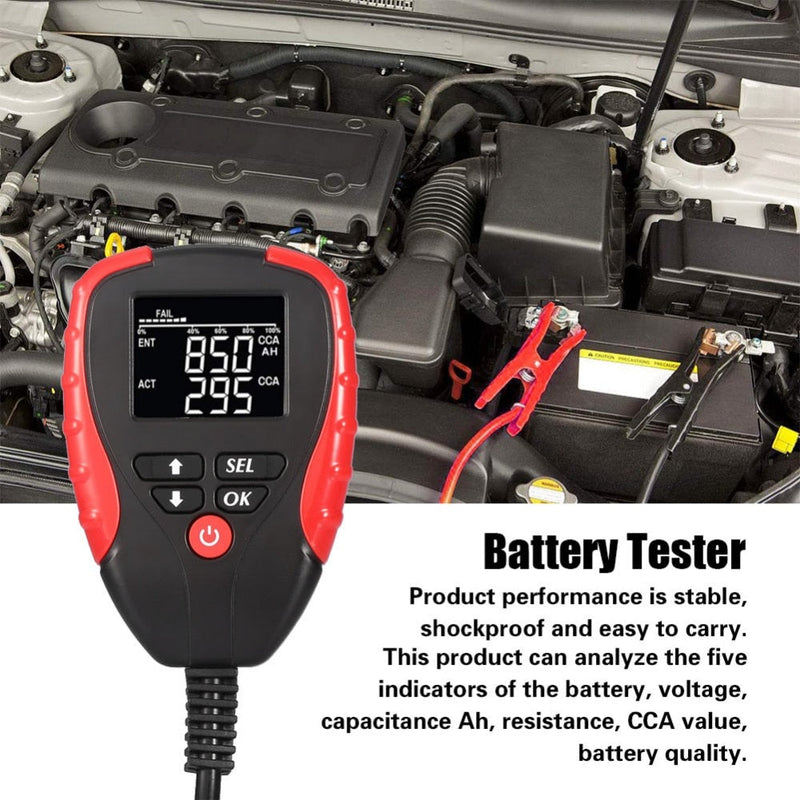 AE310 Digital 12V Automotive Battery Load Tester AH/CCA Analyzer