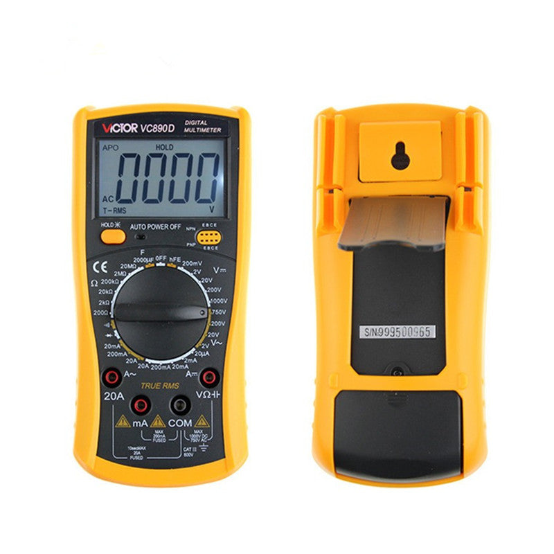 VC890D Digital Multimeter True RMS Multimeter LCD Multimeter Tester 2000UF Capacitor Temperature Measurement