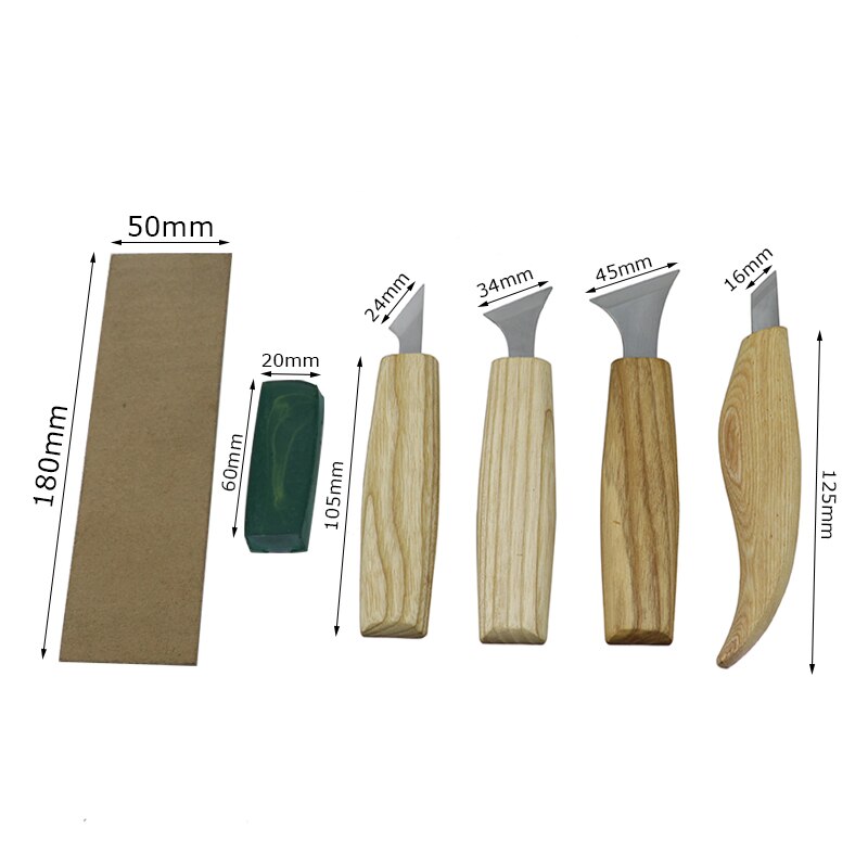Wood Carving Knife Set Hand Chisel Sharp-edged Wood Chisels for Wood Cutter Woodworking DIY Household Crafts Carving Tools