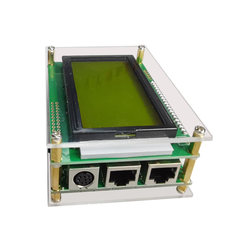 Cat Display Panel External Cat Display Screenwith Acrylic Case and Cable for YAESU