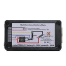 LCD Display DC Battery Voltage Monitor Meter 0-200V Volt Amp for Cars RV Solar System