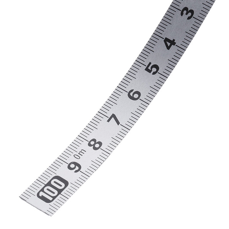 Silver Self Adhesive Metric Ruler Miter Track Tape Measure Stainless Steel Miter Saw Scale For T-track Router Table Band Saw Woodworking Tools