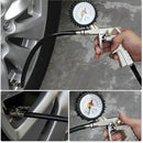 220PSI Tire Tyre Inflator Air Compressor Pressure Gauge