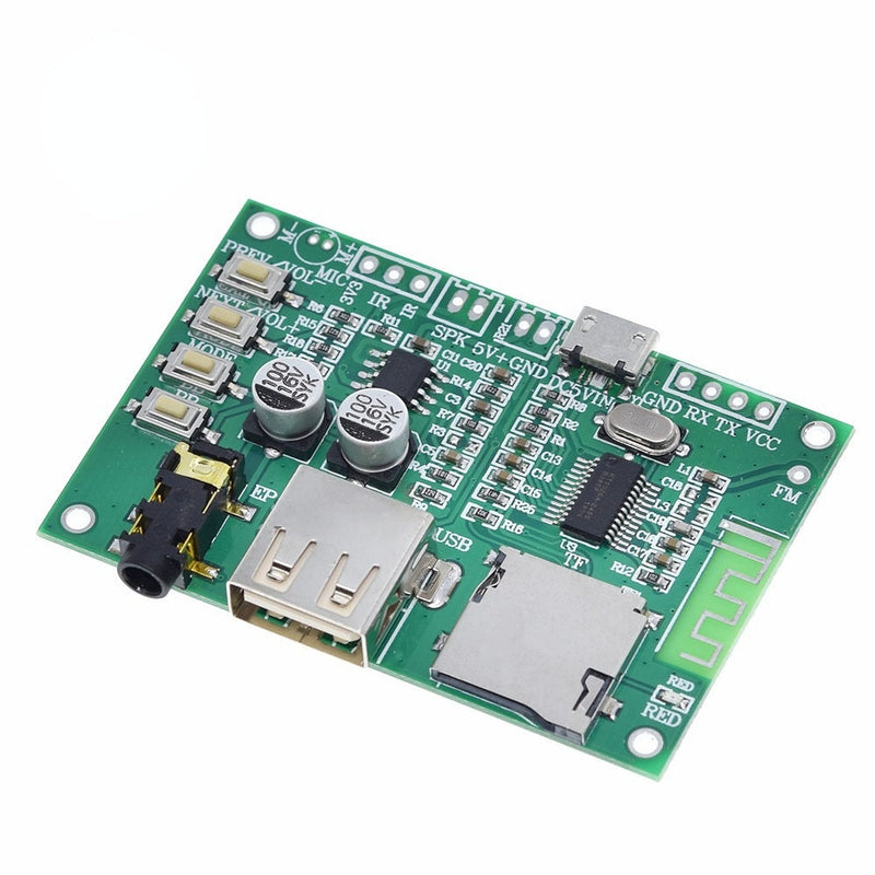 BT201 Dual Mode 5.0 Bluetooth Lossless Audio Power Amplifier Board Module Tf Card U Disk Ble Spp Serial Port Transparent Trans
