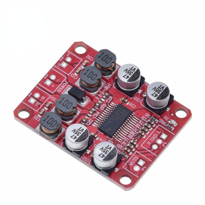 TPA3110 Digital Power Amplifier Module 2x15W Dual Channel Stereo DIY Speaker Amplifier Electronics Design PCB DC 12V Red