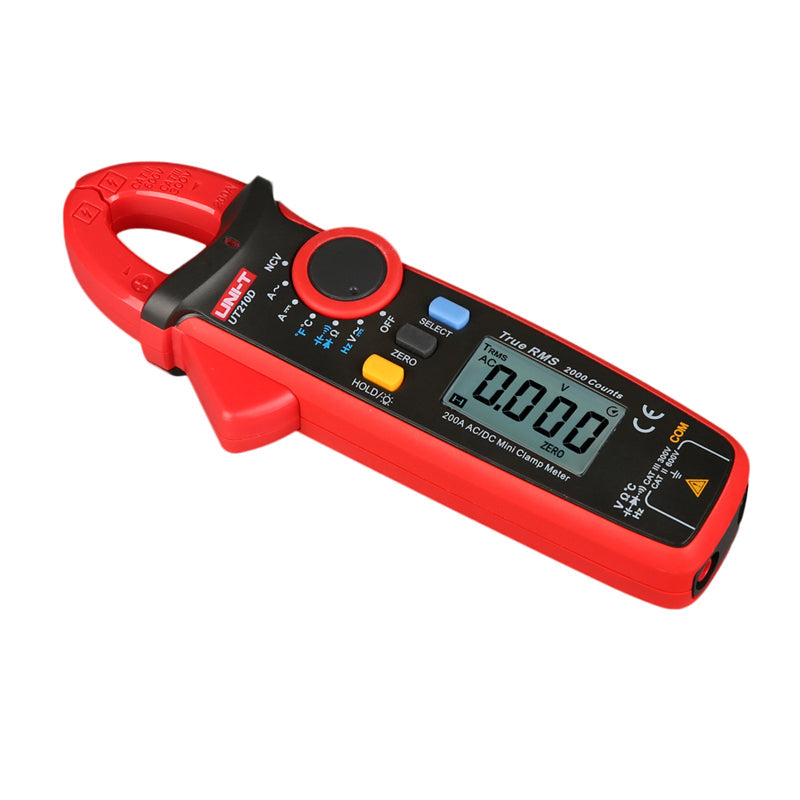 UNI-T UT210D Digital Clamp Meter Temperature Measurement Auto Range Capacitance Multimeter AC/DC